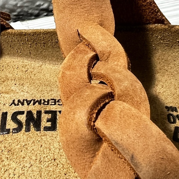 Birkenstock Franca braided cognac Tan Cross-Strap Sandals EU 37 women’s 6 mens 4 - Picture 5 of 11